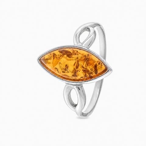 Zilveren ring met edelsteen - 925 zilver