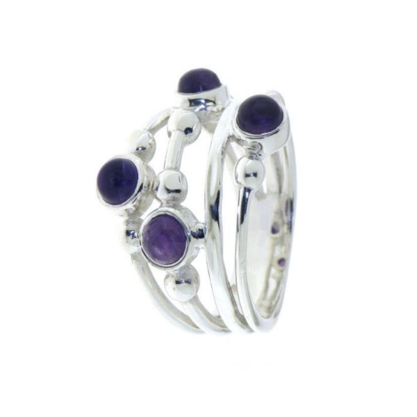 Zilveren ring met edelsteen - 925 zilver