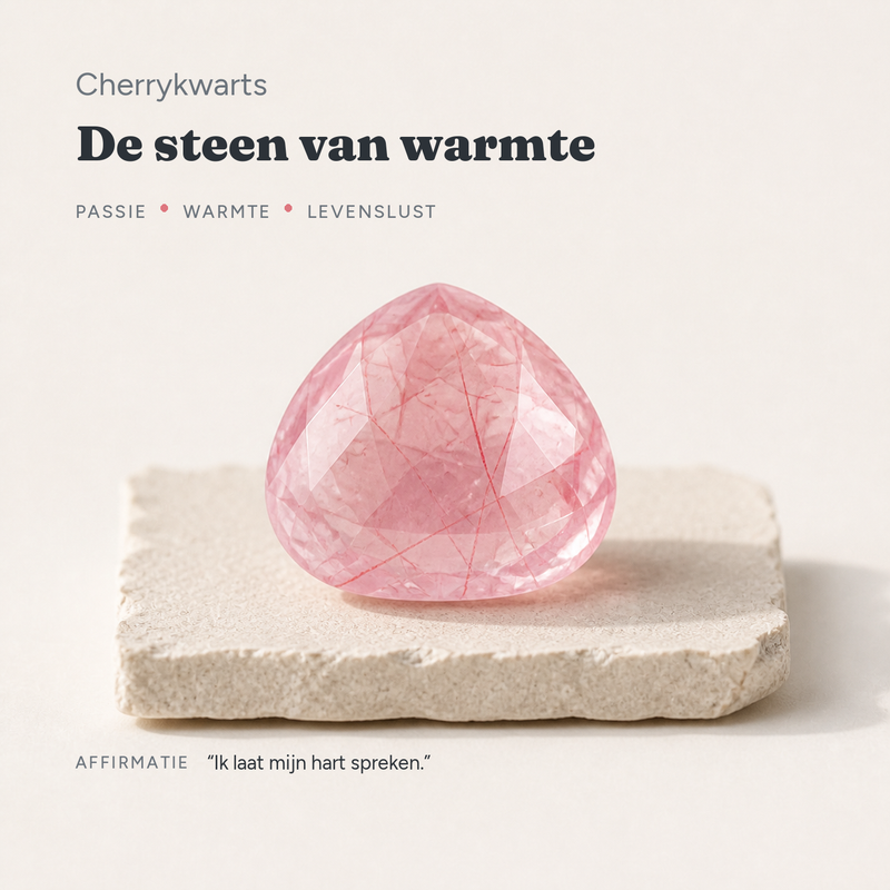 Cherrykwarts · de steen van warmte · steen:cherrykwarts