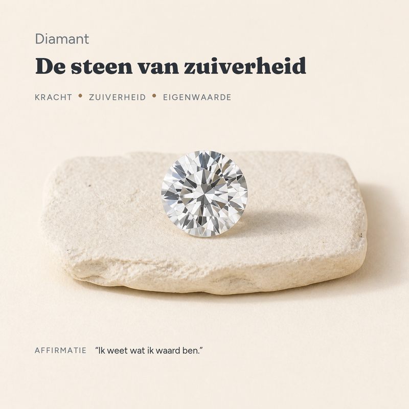 Diamant · de steen van zuiverheid · steen:diamant