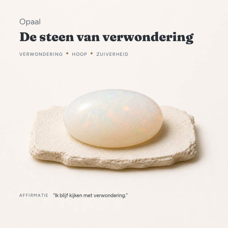 Opaal · de steen van verwondering · steen:opaal
