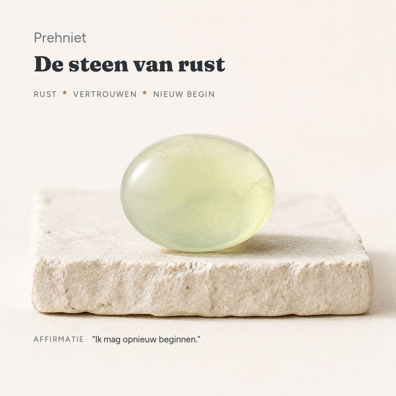 Prehniet · de steen van rust · steen:prehniet