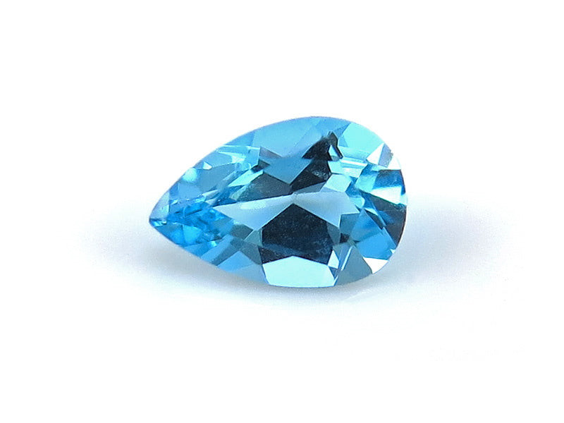 Blauwe topaas edelsteen, blue topaz gemstone