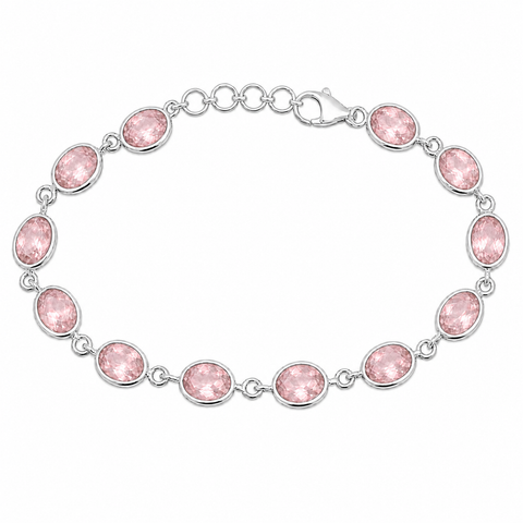 Zilveren armband met edelsteen - 925 zilver