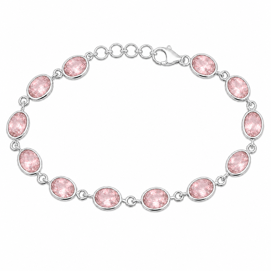 Zilveren armband met edelsteen - 925 zilver · None · productfoto · steen:None