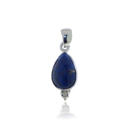 Zilveren hanger met Lapis Lazuli edelsteen