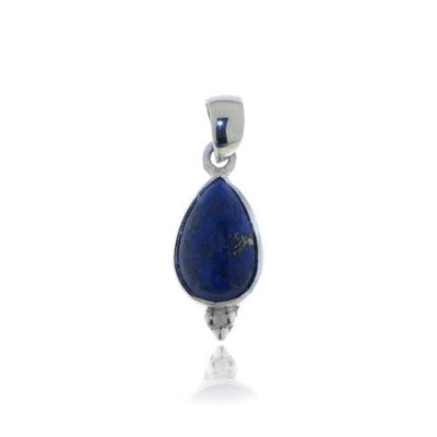 Zilveren hanger met Lapis Lazuli edelsteen