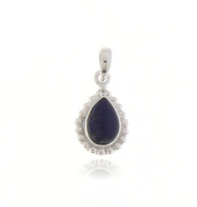 Zilveren hanger met Lapis Lazuli edelsteen