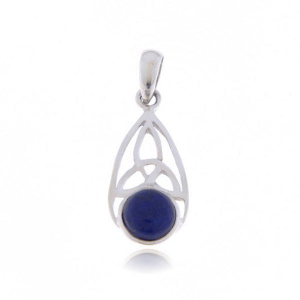 Zilveren hanger met Lapis Lazuli edelsteen
