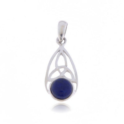 Zilveren hanger met Lapis Lazuli edelsteen