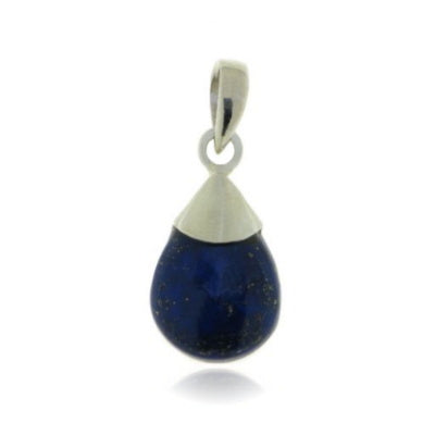 Zilveren hanger met Lapis Lazuli edelsteen