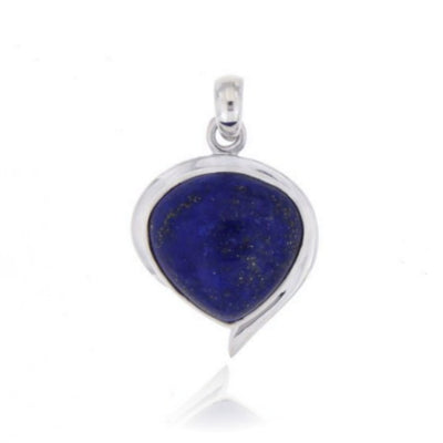 Zilveren hanger met Lapis Lazuli edelsteen