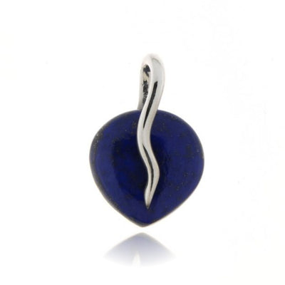 Zilveren hanger met Lapis Lazuli edelsteen