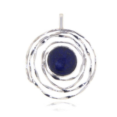 Zilveren hanger met Lapis Lazuli edelsteen