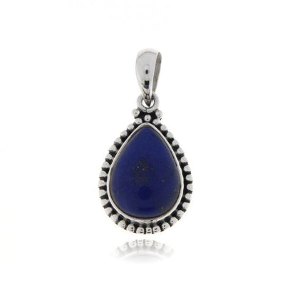 Zilveren hanger met Lapis Lazuli edelsteen