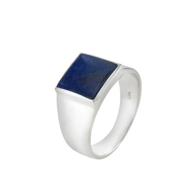 Zilveren herenring met Lapis Lazuli edelsteen