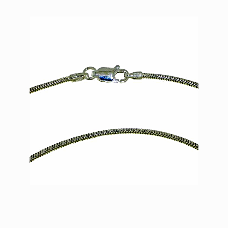 Zilveren slangen ketting  dikte 1,6 mm · 925 zilver