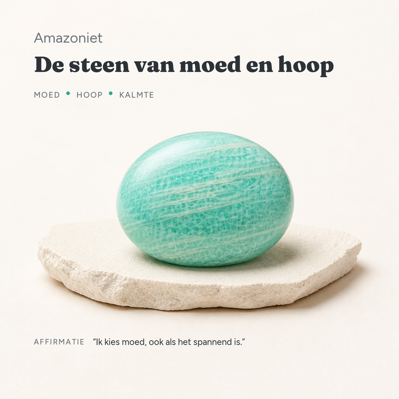 Amazoniet · de steen van moed en hoop · steen:amazoniet