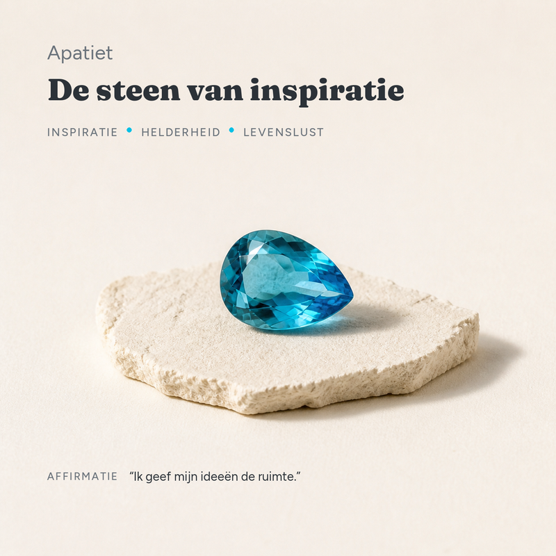 Apatiet · de steen van inspiratie · steen:apatiet