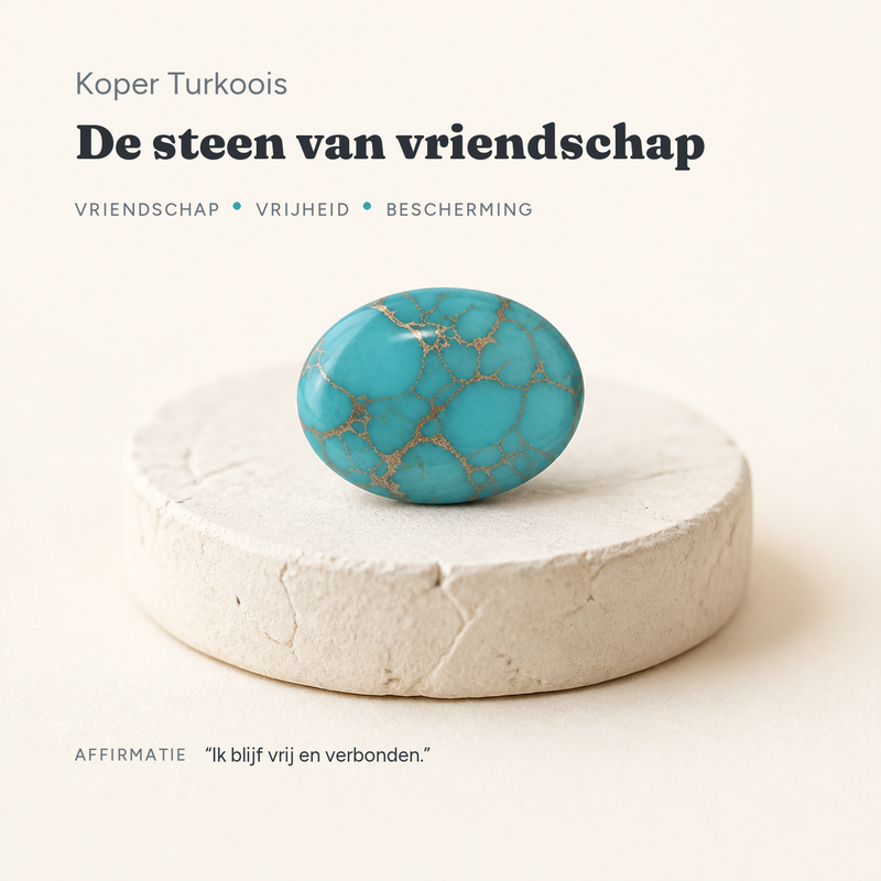 Koper Turkoois · de steen van vriendschap · steen:koper-turkoois
