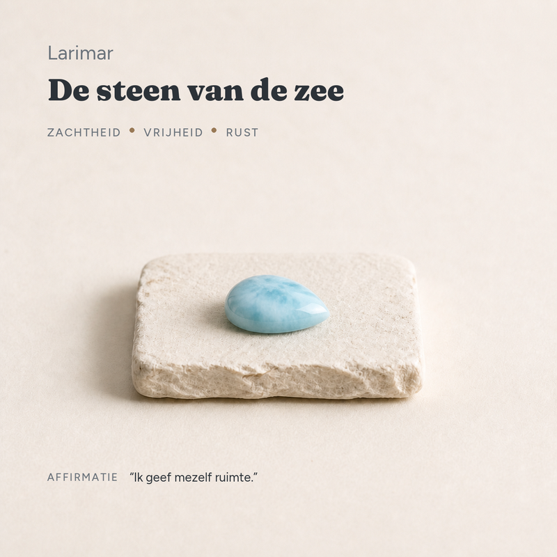 Larimar · de steen van de zee · steen:larimar