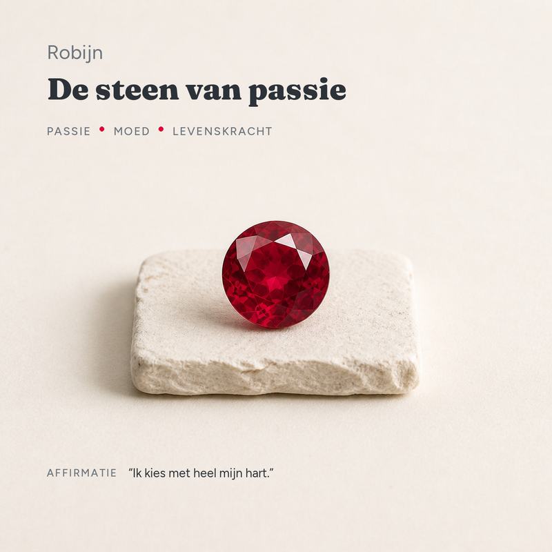 Robijn · de steen van passie · steen:robijn