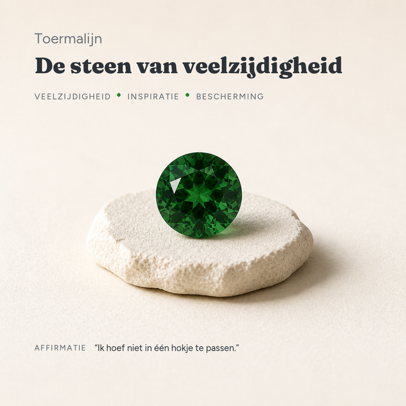 Toermalijn · de steen van veelzijdigheid · steen:toermalijn