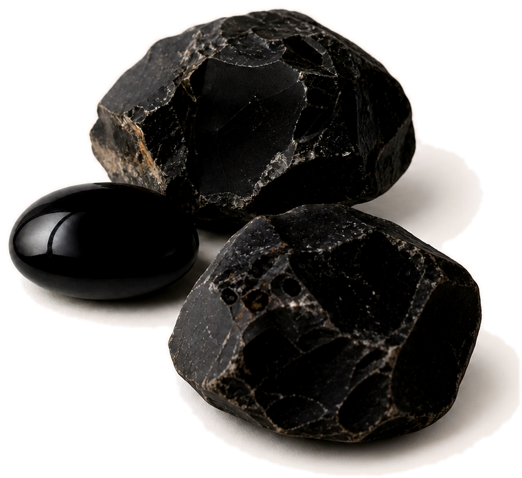 Ruwe en geslepen Onyx