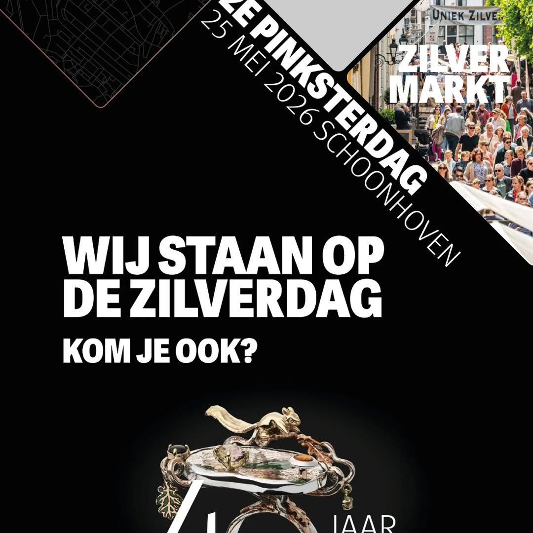 Tweede Pinksterdag 25 mei is de 40e editie van de Zilverdag in Schoonhoven.